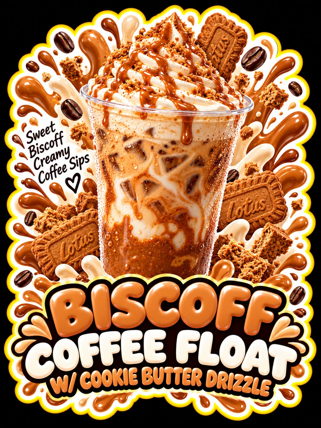 Biscoff Coffee Float